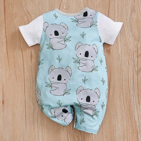 Koala Print Newborn Baby Jumpsuit - Summer Romper by Baby Dream